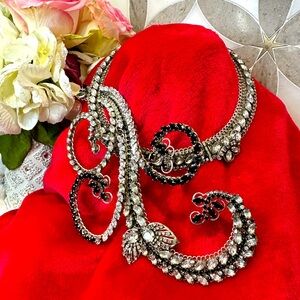 Erickson Beamon-Crystal Swirl Necklace